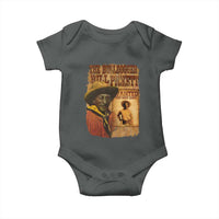 The Bulldogger Bill Pickett Baby Onesie Texan Rodeo Legend
