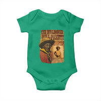 The Bulldogger Bill Pickett Baby Onesie Texan Rodeo Legend