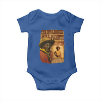 The Bulldogger Bill Pickett Baby Onesie Texan Rodeo Legend
