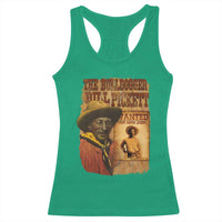 The Bulldogger Bill Pickett Racerback Tank Top Texan Rodeo Legend