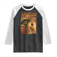 The Bulldogger Bill Pickett Raglan Shirt Texan Rodeo Legend
