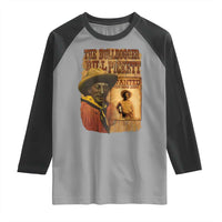 The Bulldogger Bill Pickett Raglan Shirt Texan Rodeo Legend