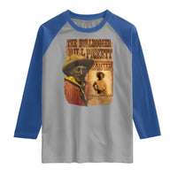 The Bulldogger Bill Pickett Raglan Shirt Texan Rodeo Legend