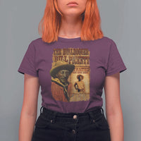 The Bulldogger Bill Pickett T Shirt For Women Texan Rodeo Legend