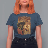 The Bulldogger Bill Pickett T Shirt For Women Texan Rodeo Legend