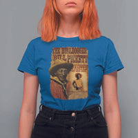 The Bulldogger Bill Pickett T Shirt For Women Texan Rodeo Legend