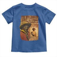The Bulldogger Bill Pickett Toddler T Shirt Texan Rodeo Legend