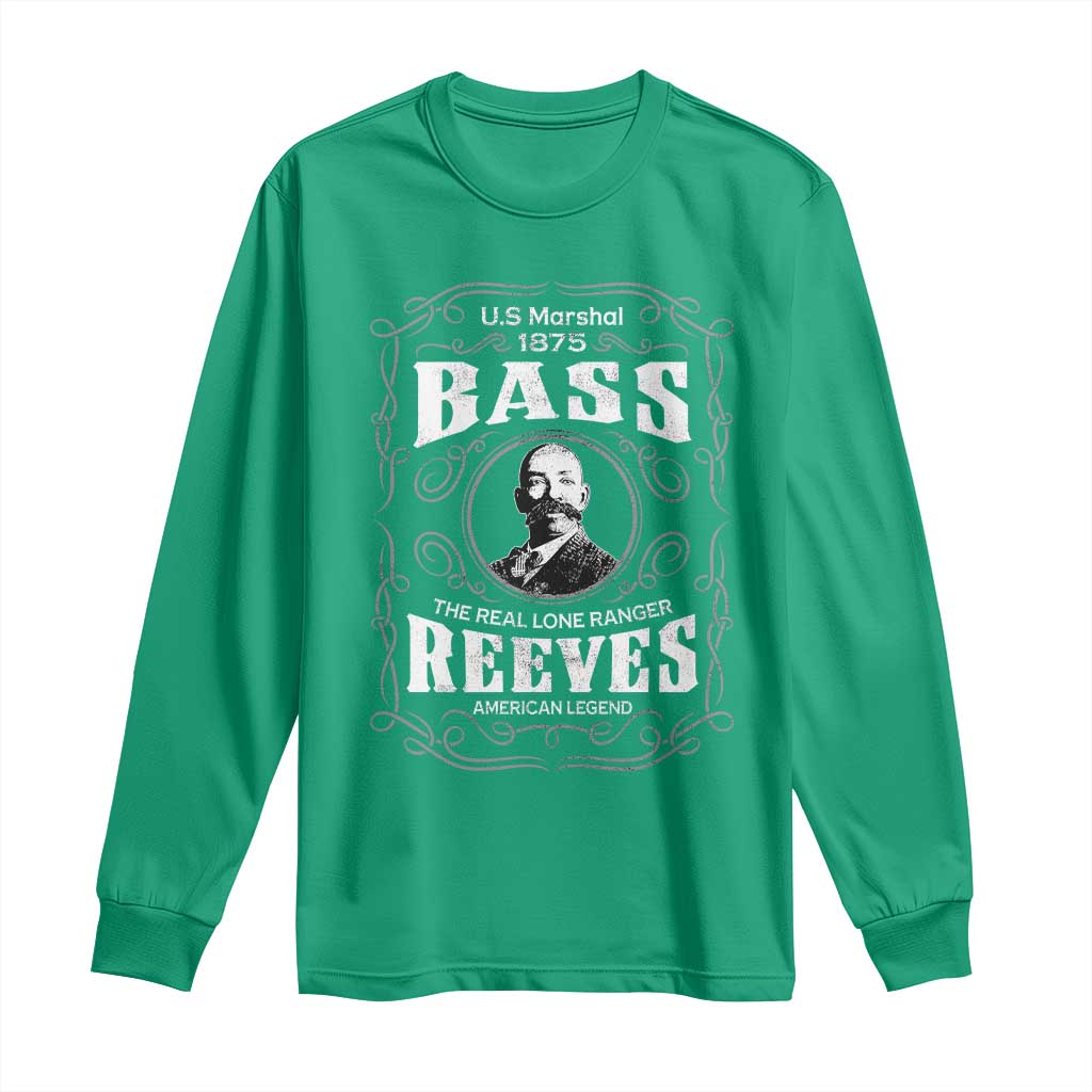Bass Reeves Long Sleeve Shirt US Marshal 1875 The Real Lone Ranger American Legend