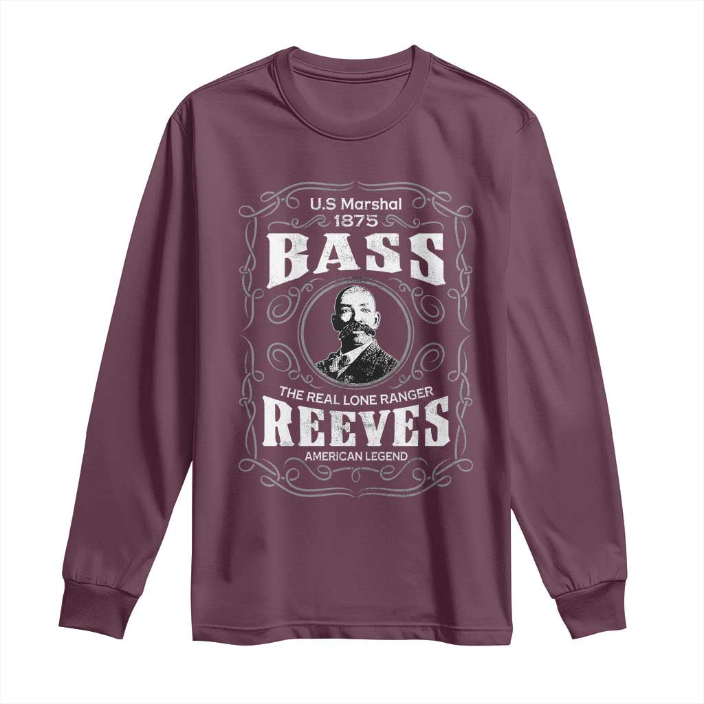 Bass Reeves Long Sleeve Shirt US Marshal 1875 The Real Lone Ranger American Legend
