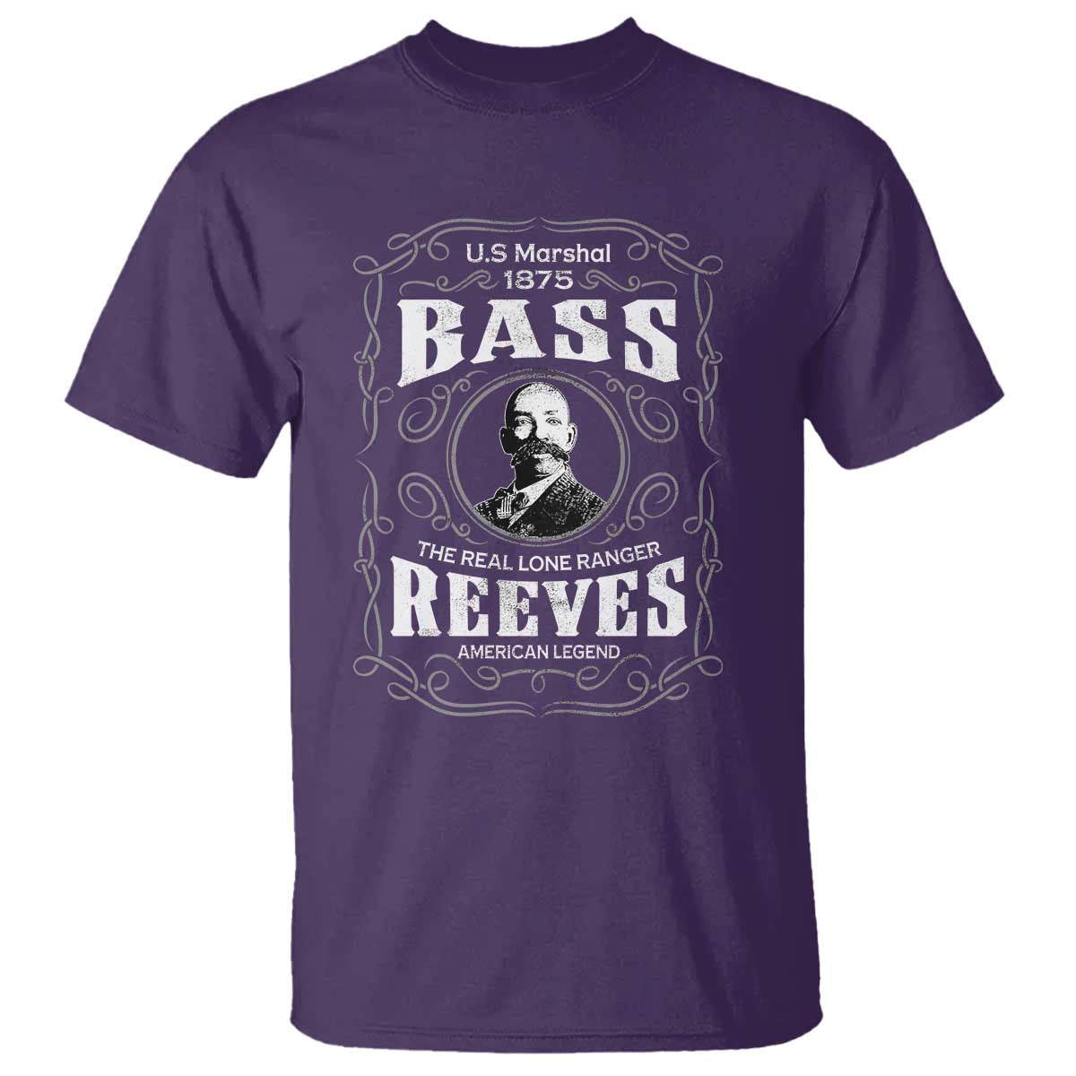 Bass Reeves T Shirt US Marshal 1875 The Real Lone Ranger American Legend