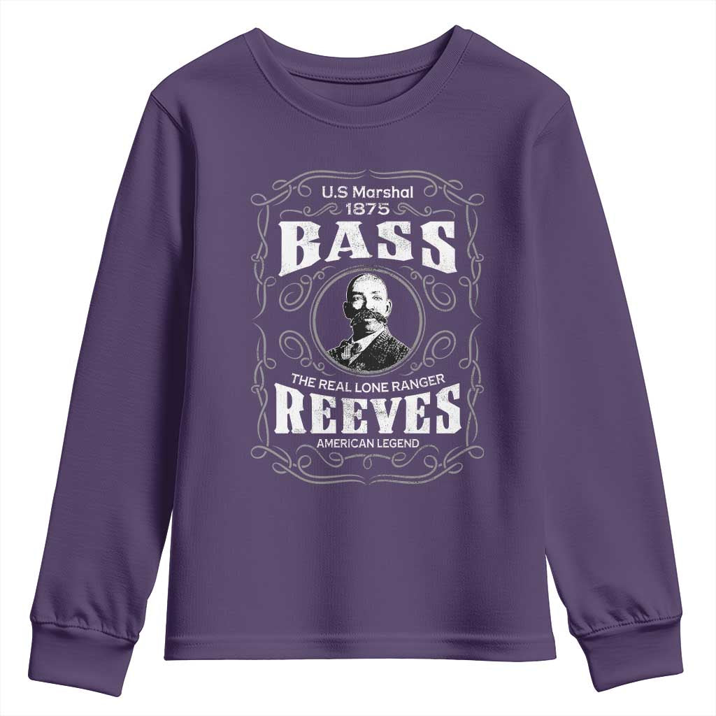 Bass Reeves Youth Sweatshirt US Marshal 1875 The Real Lone Ranger American Legend
