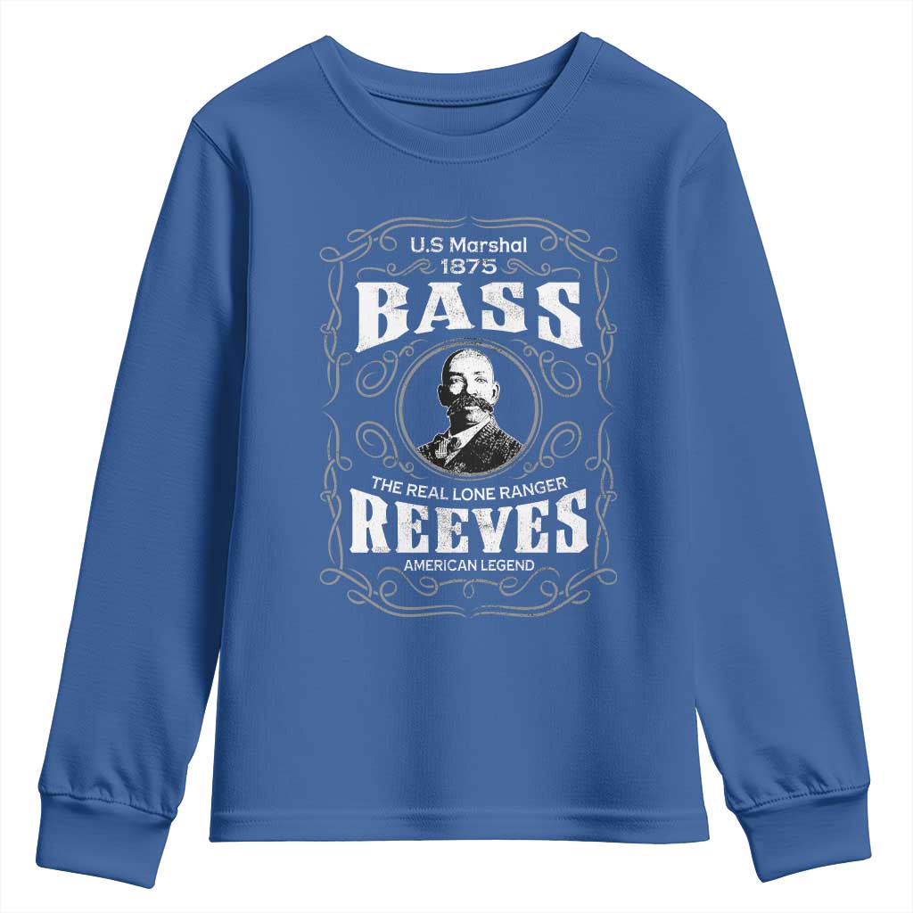Bass Reeves Youth Sweatshirt US Marshal 1875 The Real Lone Ranger American Legend