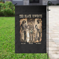 The Black Cowboys Nat Love Isom Dart Bill Pickett Garden Flag African American Cowboy Legend - Wonder Print Shop