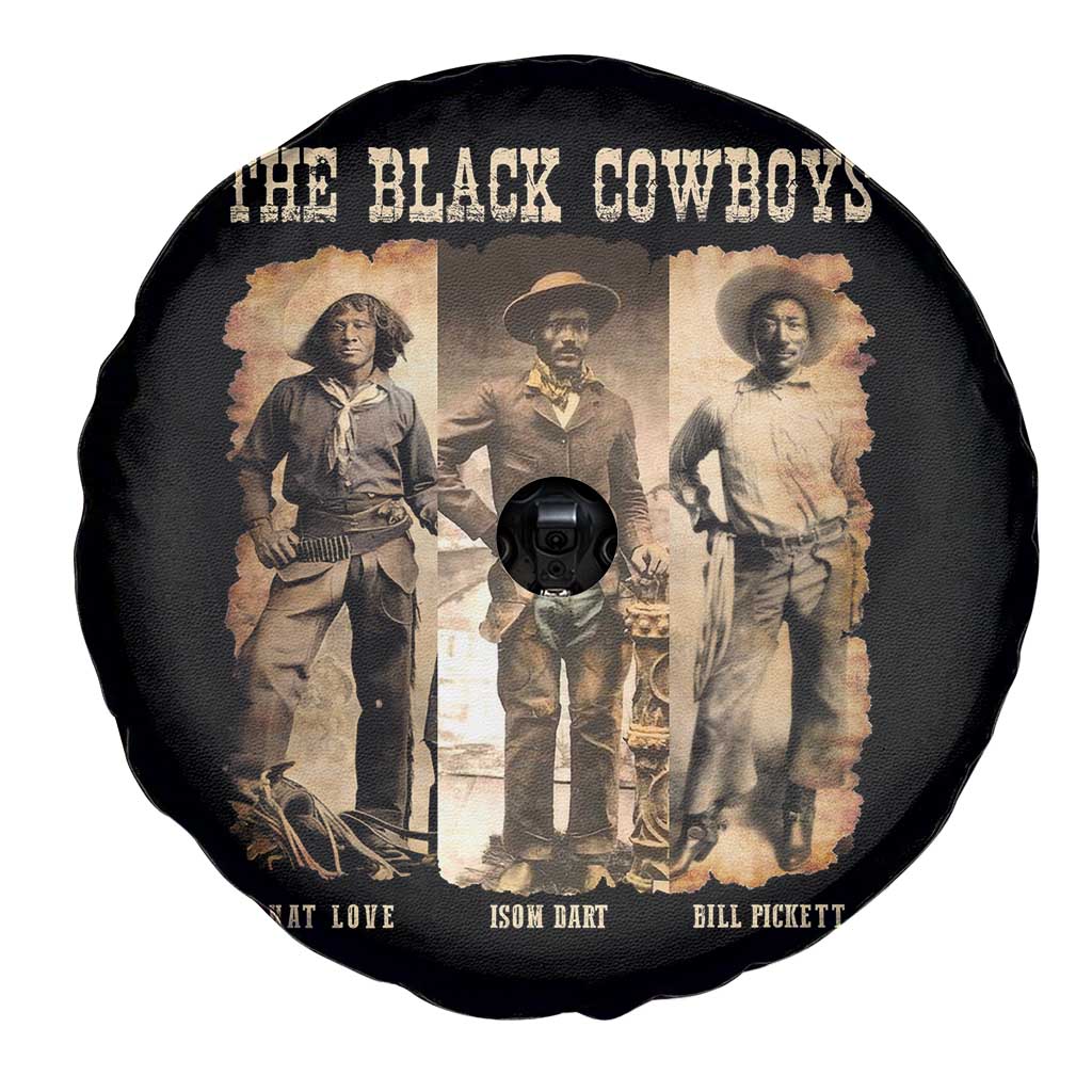 The Black Cowboys Nat Love Isom Dart Bill Pickett Spare Tire Cover African American Cowboy