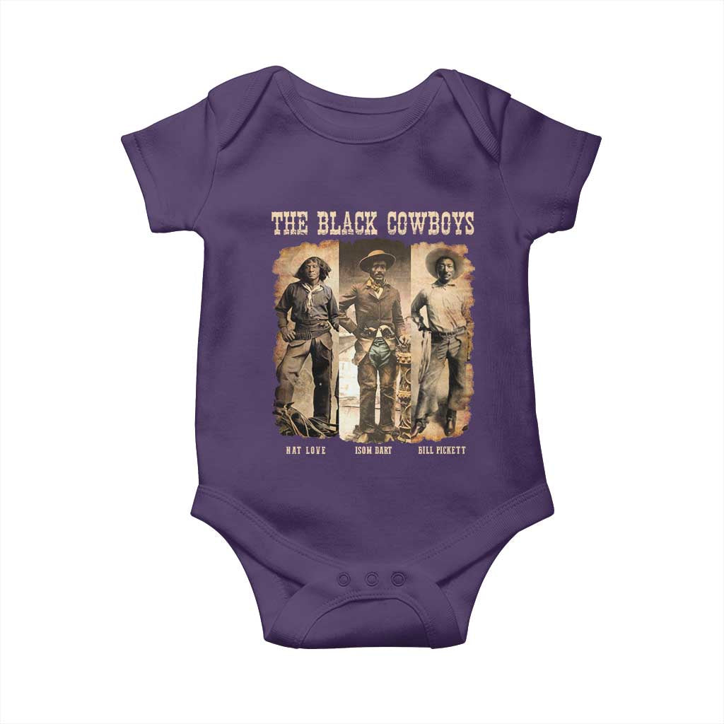 The Black Cowboys Nat Love Isom Dart Bill Pickett Baby Onesie African American Cowboy