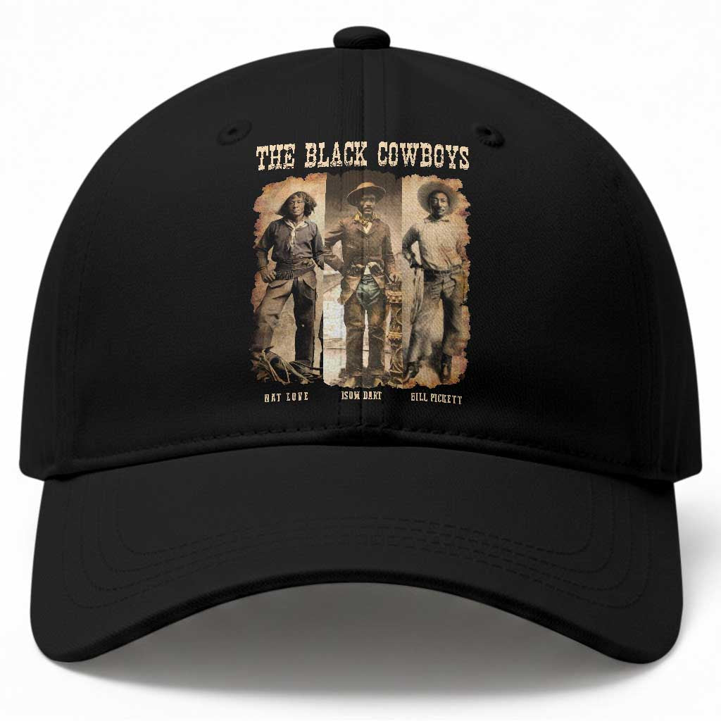 The Black Cowboys Nat Love Isom Dart Bill Pickett Baseball Cap African American Cowboy