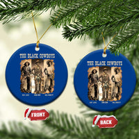 The Black Cowboys Nat Love Isom Dart Bill Pickett Ceramic Ornament African American Cowboy