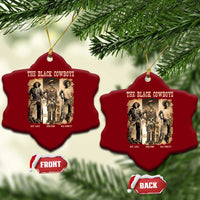 The Black Cowboys Nat Love Isom Dart Bill Pickett Ceramic Ornament African American Cowboy