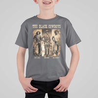 The Black Cowboys Nat Love Isom Dart Bill Pickett T Shirt For Kid African American Cowboy