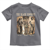 The Black Cowboys Nat Love Isom Dart Bill Pickett Toddler T Shirt African American Cowboy