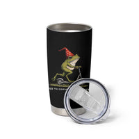Off To Commit Dad Foolery Tumbler Cup Funny Daddy Frog Scooter Fathers Day
