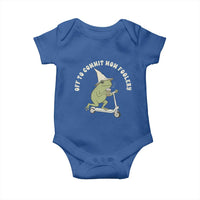 Off To Commit Mom Foolery Baby Onesie Funny Mama Frog Scooter Mother's Day