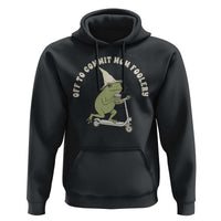 Off To Commit Mom Foolery Hoodie Funny Mama Frog Scooter Mother's Day