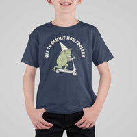 Off To Commit Mom Foolery T Shirt For Kid Funny Mama Frog Scooter Mother's Day