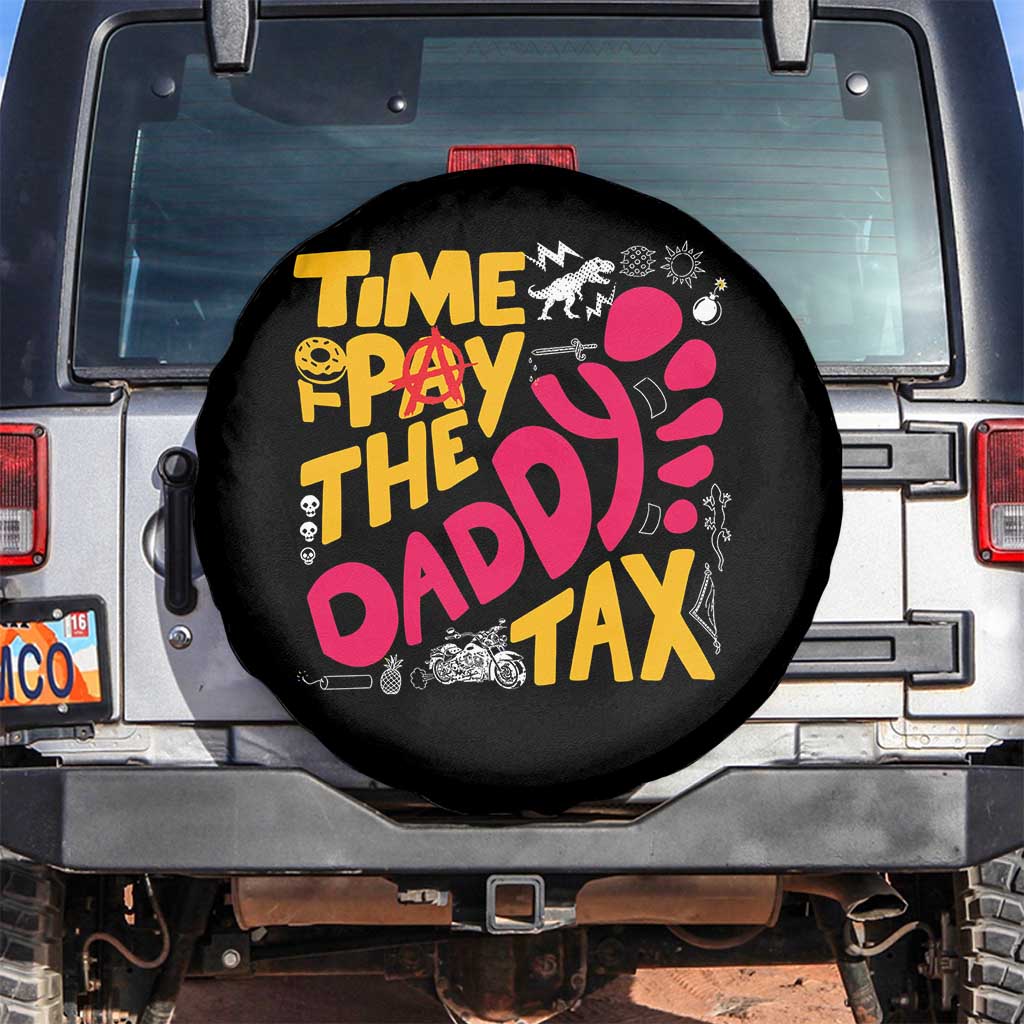 Time To Pay The Daddy Tax Spare Tire Cover Dungeon Gamer Dad Father’s Day