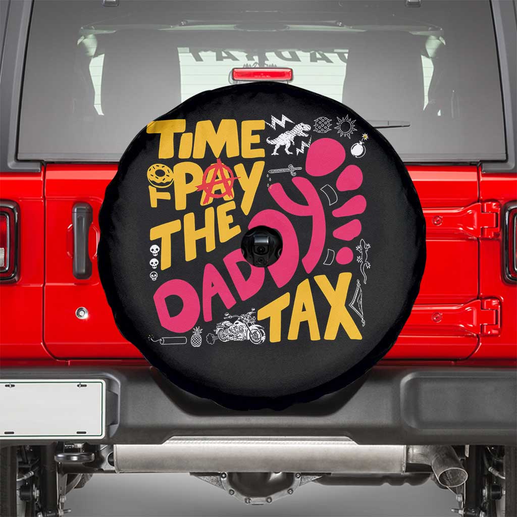 Time To Pay The Daddy Tax Spare Tire Cover Dungeon Gamer Dad Father’s Day
