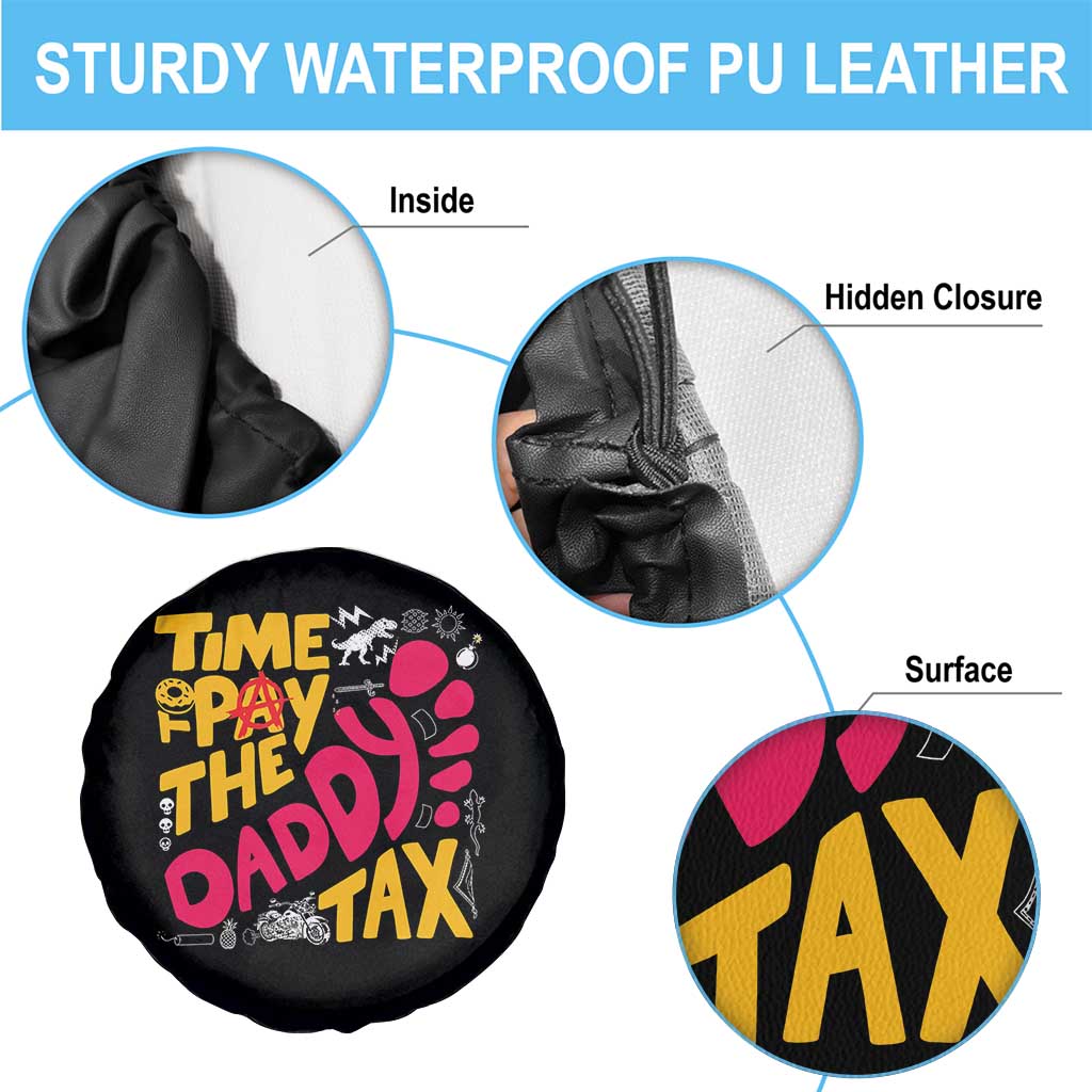 Time To Pay The Daddy Tax Spare Tire Cover Dungeon Gamer Dad Father’s Day