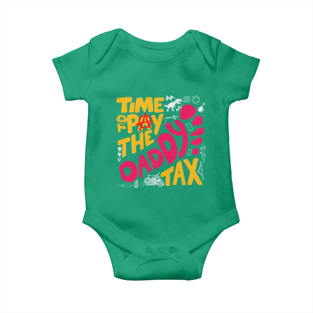Time To Pay The Daddy Tax Baby Onesie Dungeon Gamer Dad Father’s Day