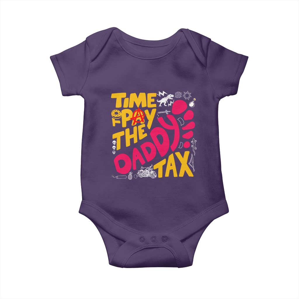 Time To Pay The Daddy Tax Baby Onesie Dungeon Gamer Dad Father’s Day