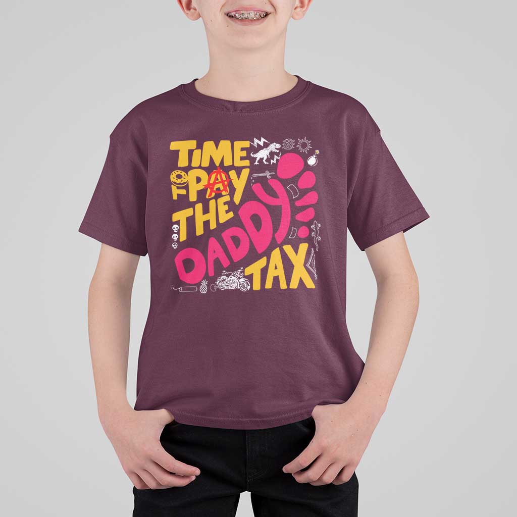 Time To Pay The Daddy Tax T Shirt For Kid Dungeon Gamer Dad Father’s Day