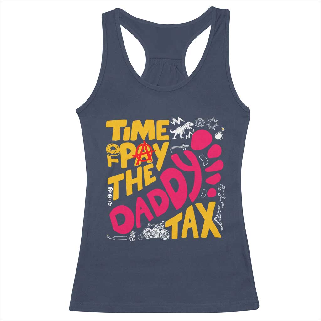 Time To Pay The Daddy Tax Racerback Tank Top Dungeon Gamer Dad Father’s Day