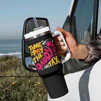 Time To Pay The Daddy Tax Tumbler With Handle Dungeon Gamer Dad Father’s Day