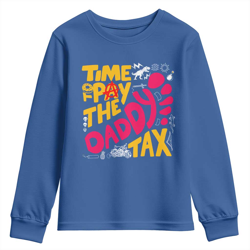 Time To Pay The Daddy Tax Youth Sweatshirt Dungeon Gamer Dad Father’s Day