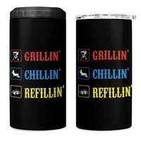 BBQ Lover 4 in 1 Can Cooler Tumbler Grilling Chillin' Grillin' Refillin' Smoker - Wonder Print Shop