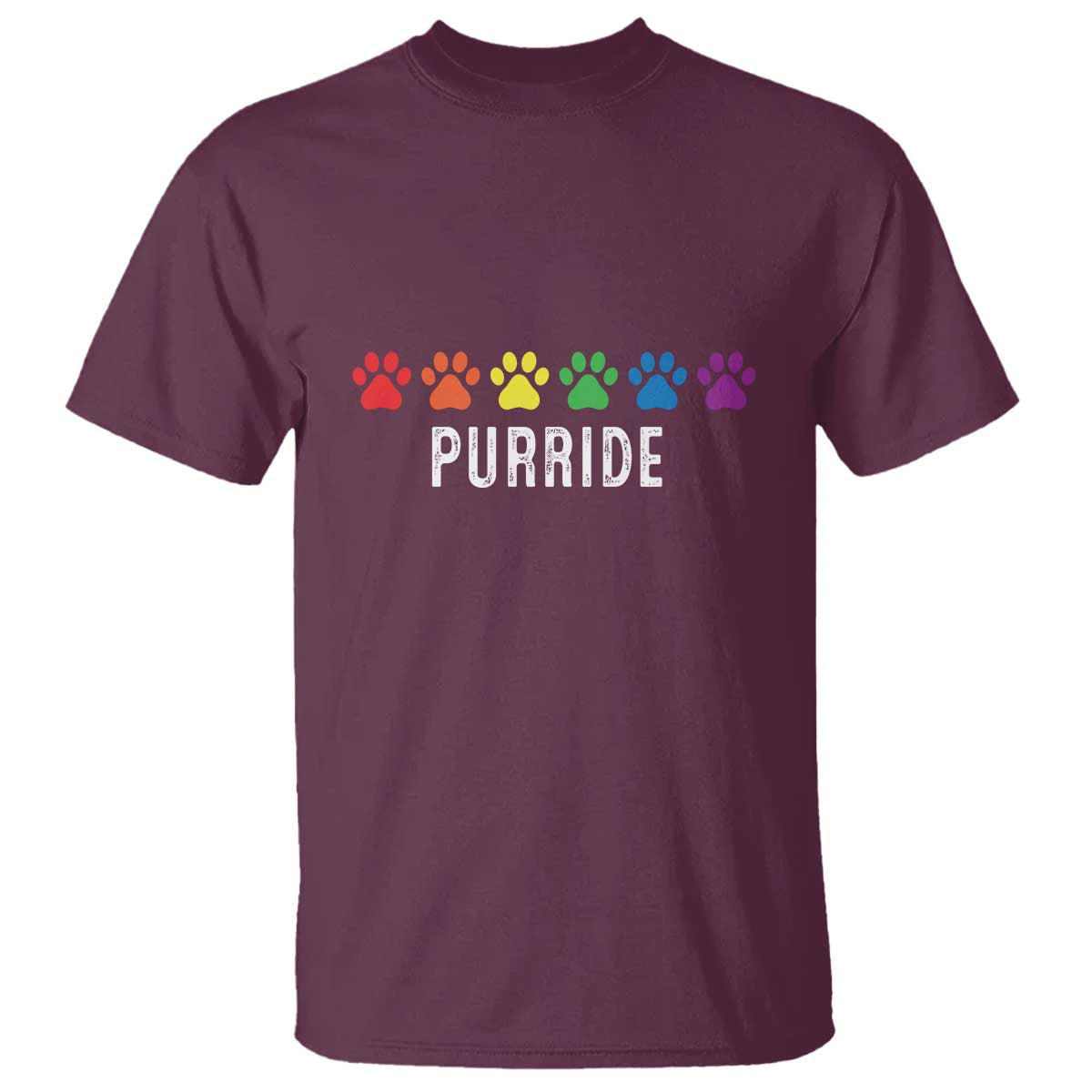 LGBT Cat T Shirt Purride Rainbow Pride Ally - Wonder Print Shop