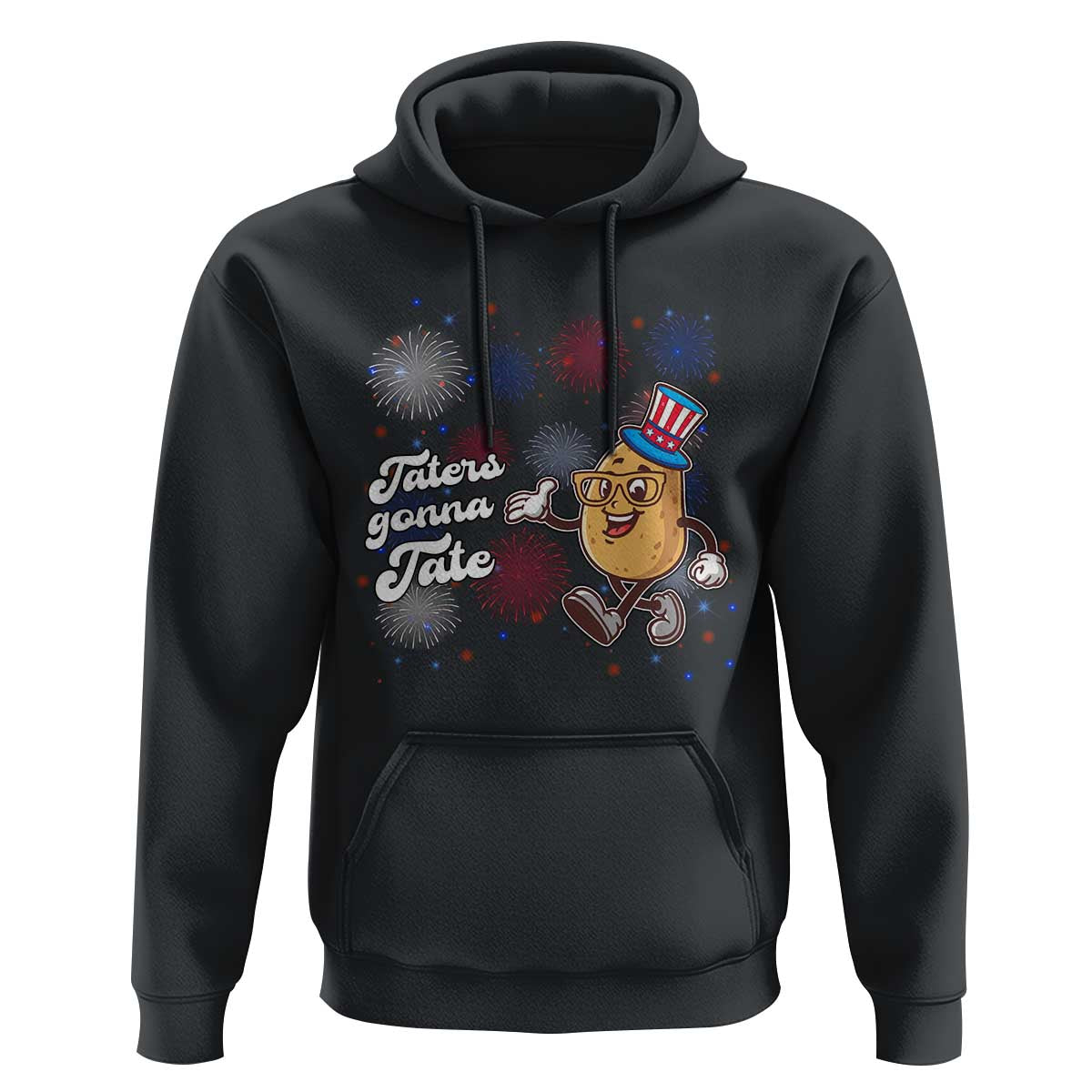 Funny Tater Tot Foodie Hoodie Taters Gonna Tate Potato - Wonder Print Shop