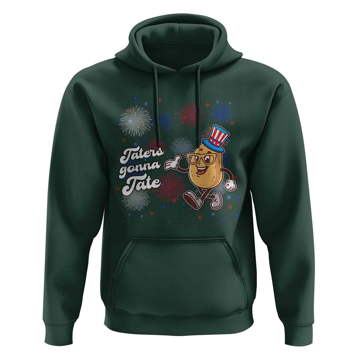 Funny Tater Tot Foodie Hoodie Taters Gonna Tate Potato - Wonder Print Shop