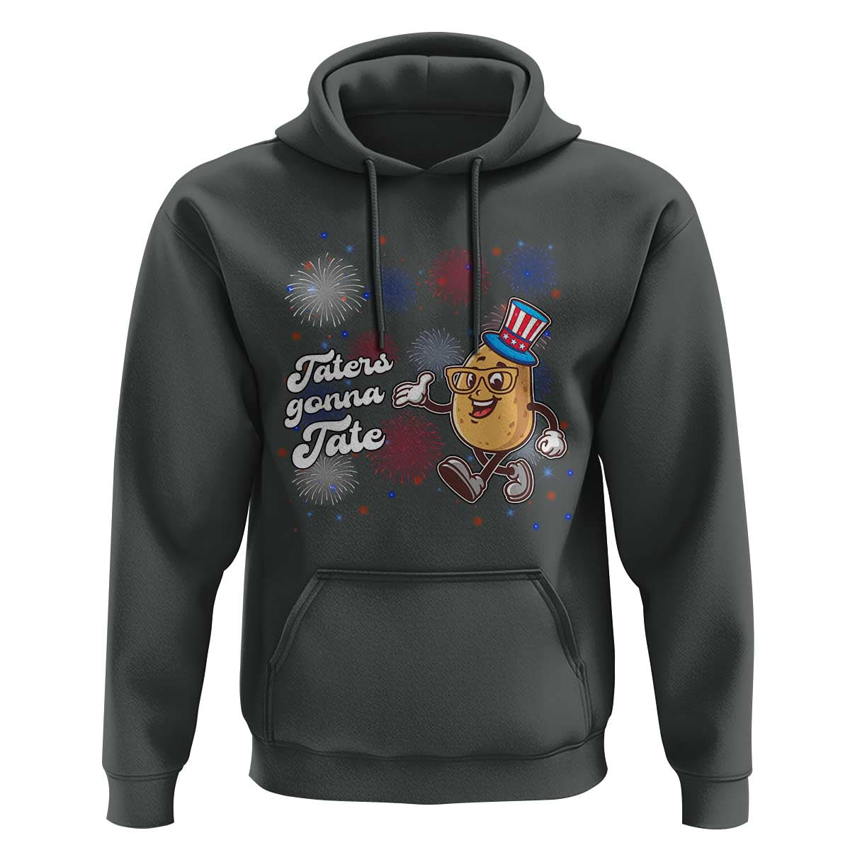 Funny Tater Tot Foodie Hoodie Taters Gonna Tate Potato - Wonder Print Shop