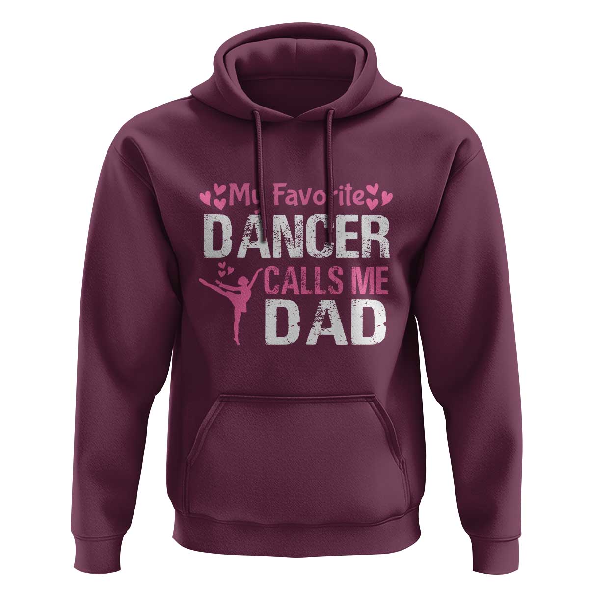 Father And Daughter Hoodie My Favorite Dancer Calls Me Dad Father's Day - Wonder Print Shop