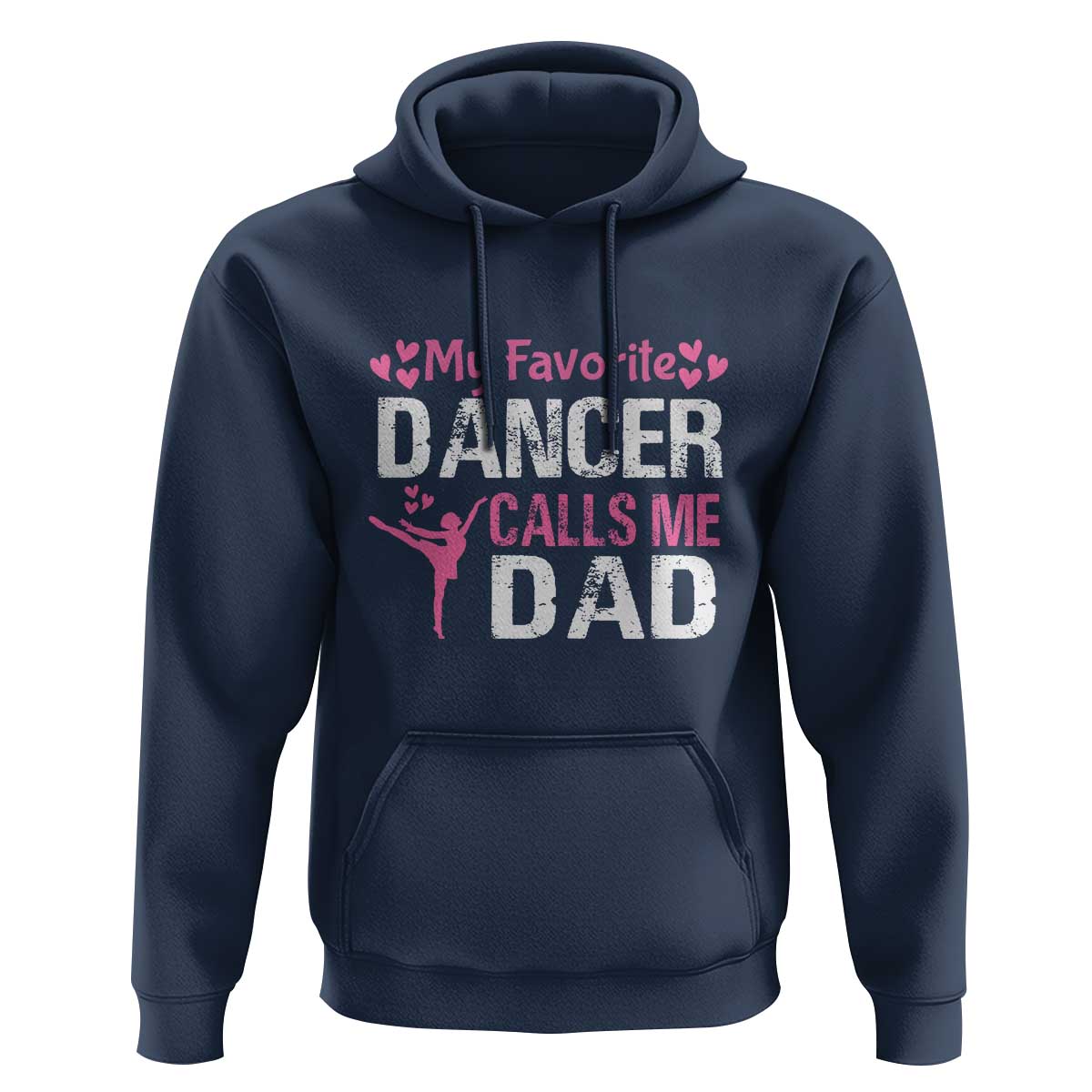 Father And Daughter Hoodie My Favorite Dancer Calls Me Dad Father's Day - Wonder Print Shop