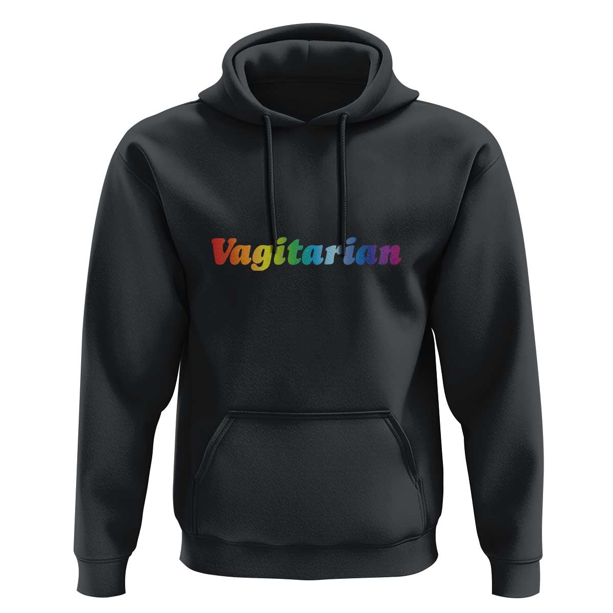 Funny Lesbian Hoodie Vagitarian LGBT Pride Month - Wonder Print Shop