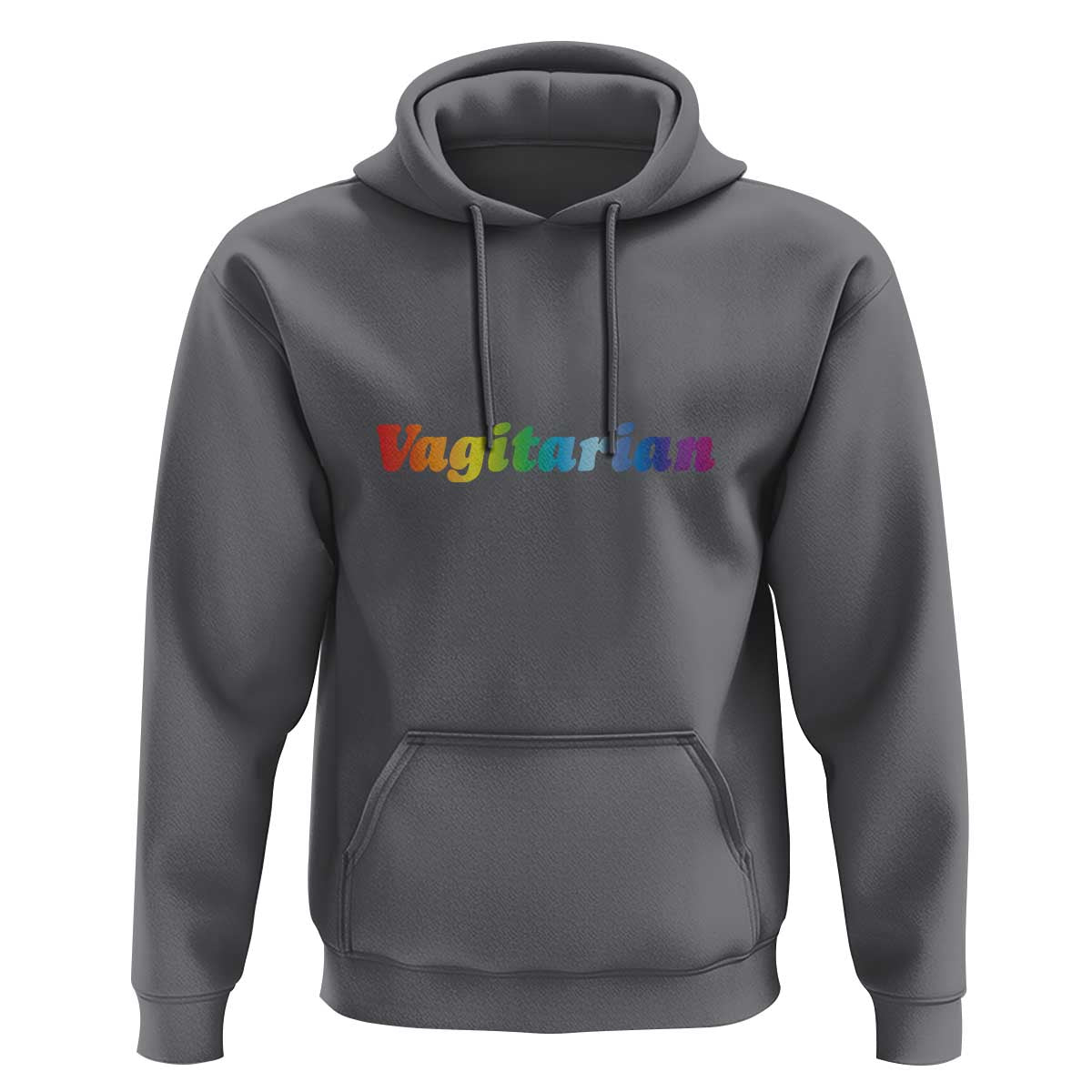 Funny Lesbian Hoodie Vagitarian LGBT Pride Month - Wonder Print Shop