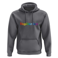 Funny Lesbian Hoodie Vagitarian LGBT Pride Month - Wonder Print Shop