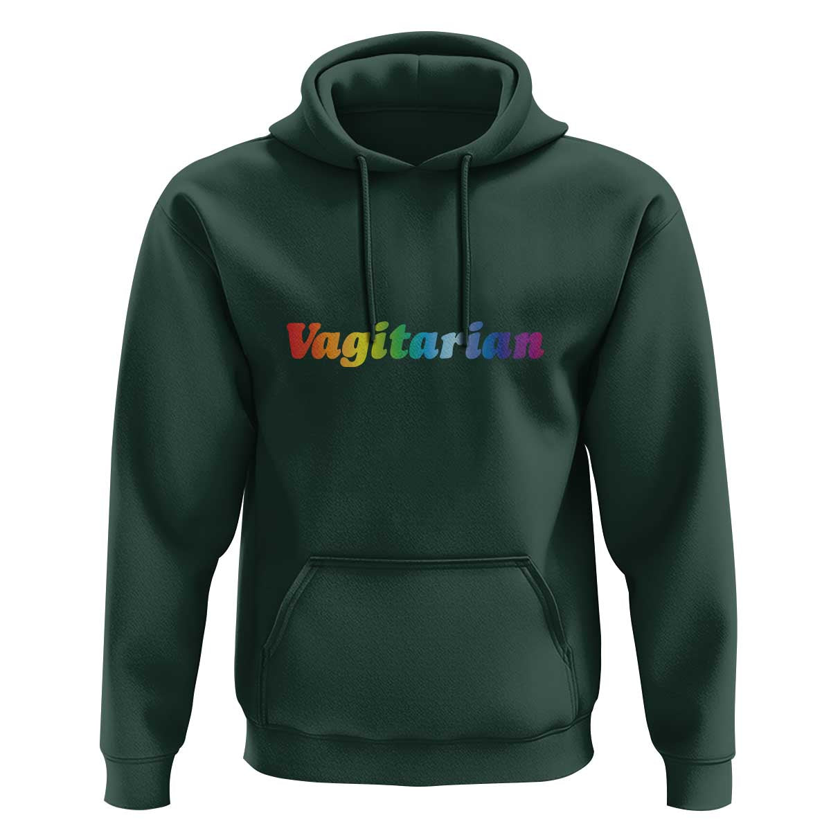 Funny Lesbian Hoodie Vagitarian LGBT Pride Month - Wonder Print Shop