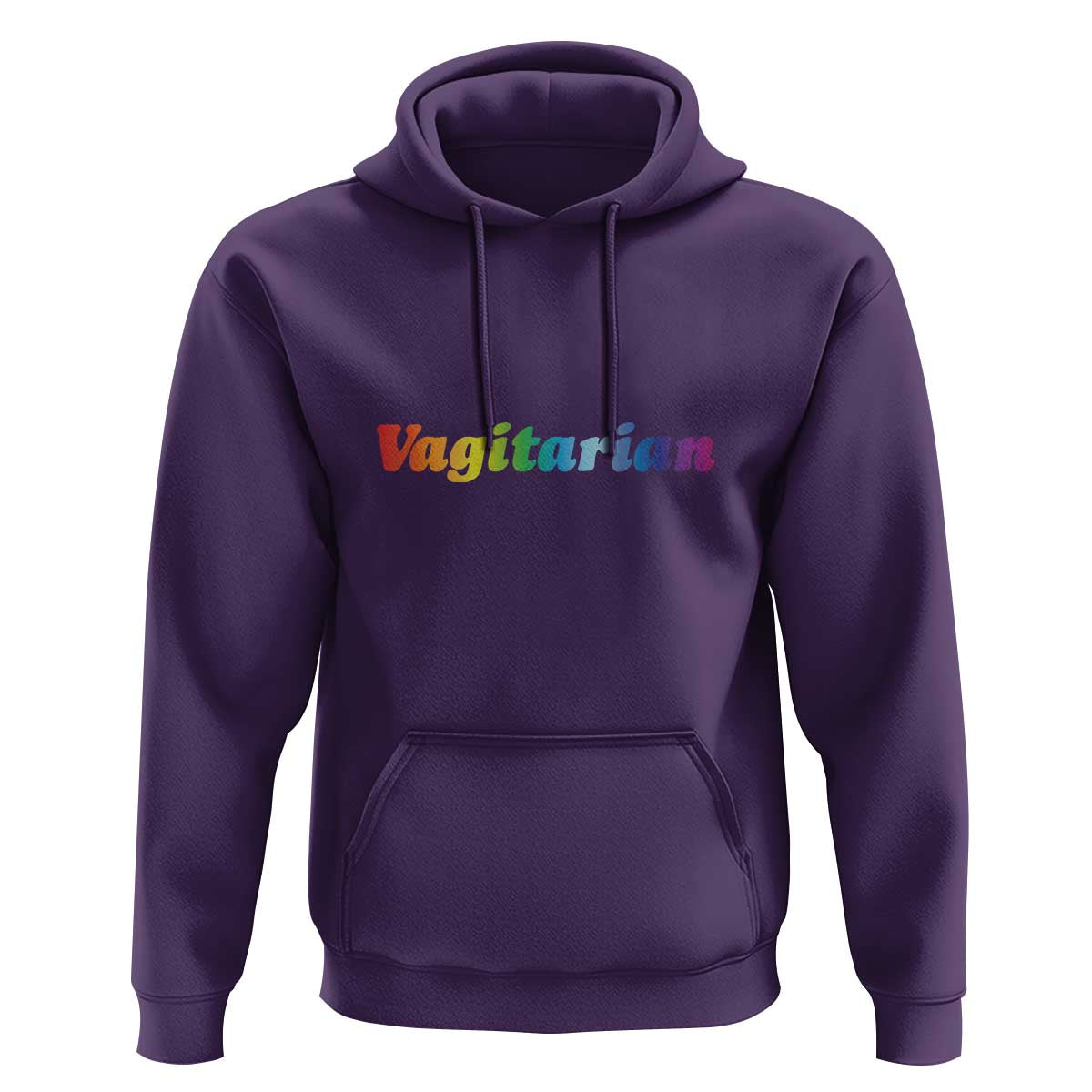 Funny Lesbian Hoodie Vagitarian LGBT Pride Month - Wonder Print Shop