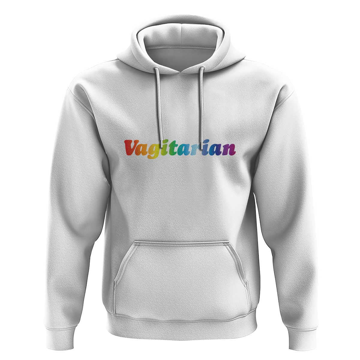 Funny Lesbian Hoodie Vagitarian LGBT Pride Month - Wonder Print Shop